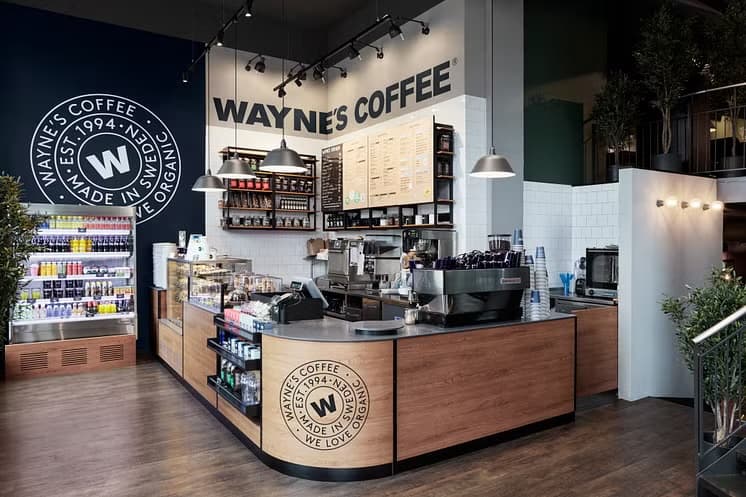 Wayne’s Coffee café interior